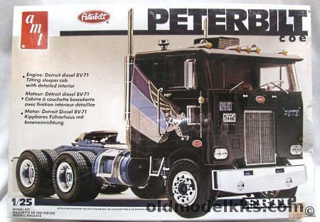 AMT 1/25 Peterbilt COE Semi Truck, 6648 plastic model kit